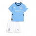 Maglie da calcio Manchester City Erling Haaland #9 Prima Maglia Bambino 2024-25 Manica Corta (+ Pantaloni corti)